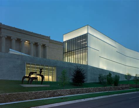 Nelson atkins art museum - You are invited to discover some of the 34,500 pieces in the collection of The Nelson-Atkins Museum of Art. From ceramic objects found in ancient Chinese tombs to whimsical sculptures of badminton birdies, the Nelson-Atkins collection spans over 5,000 years of humanity. The Nelson-Atkins aspires to create a glorious environment--the ongoing experience which is in itself as compelling as a ... 